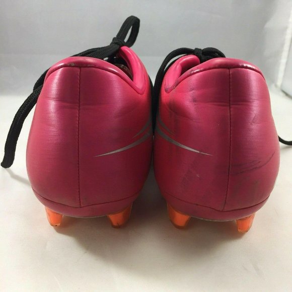 Nike Shoe Soccer Mercurial Miracle FG Mens 6 Cherry/Obsidian/Silver (Pink/Grey) main image 11